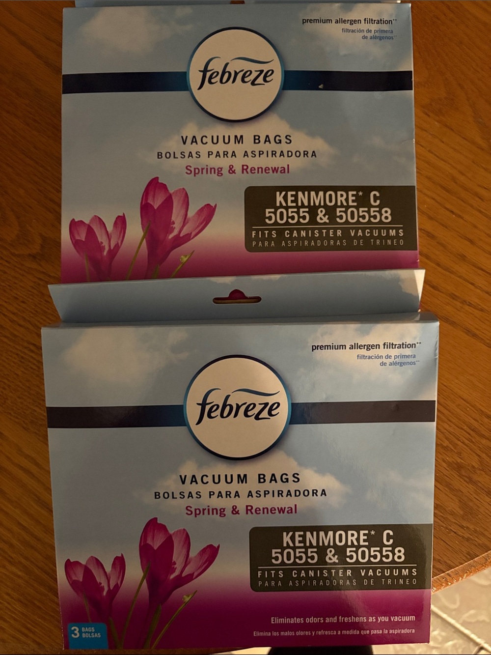 New Febreze Kenmore C vacuum bags fits 5055, 59558